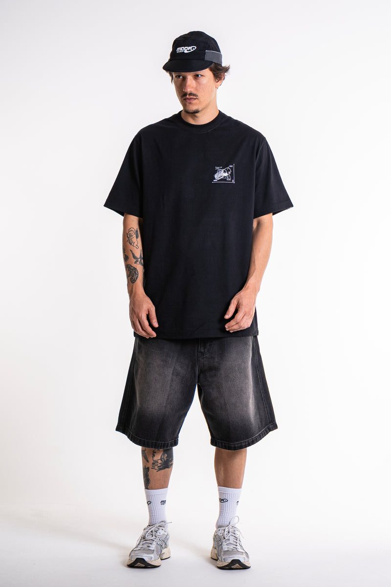 Camiseta Blue Print // preta