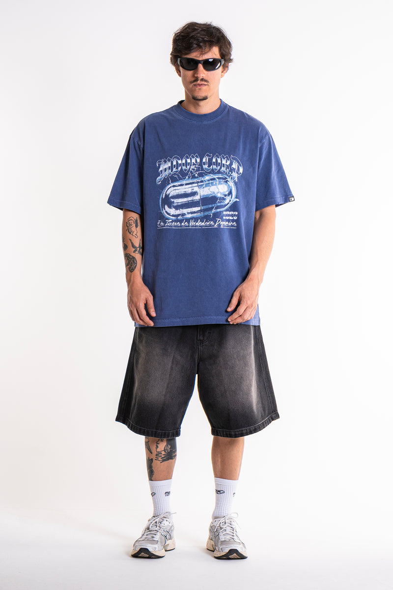 Camiseta Eletric Pill // estonada azul