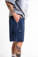 Short Cargo // azul marinho