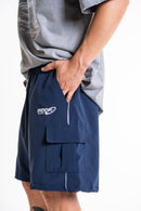 Short Cargo // azul marinho