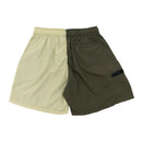 Bermuda bicolor verde neon / militar