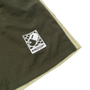 Bermuda bicolor verde neon / militar