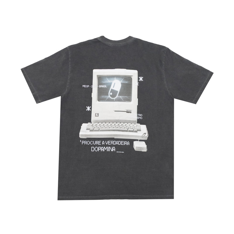 Camiseta Computer Cinza Estonado