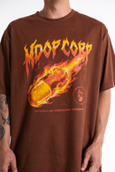 Camiseta Fire Pill // marrom