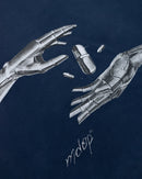 Camiseta Magnetic Hand Azul Marinho