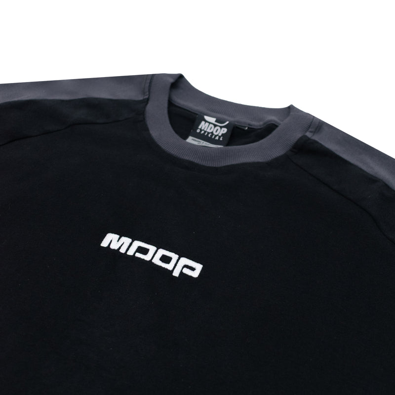 Camiseta Raglan Preta/Cinza
